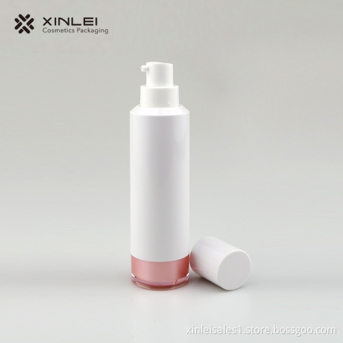 30 ml vit rosa luftlös flaska